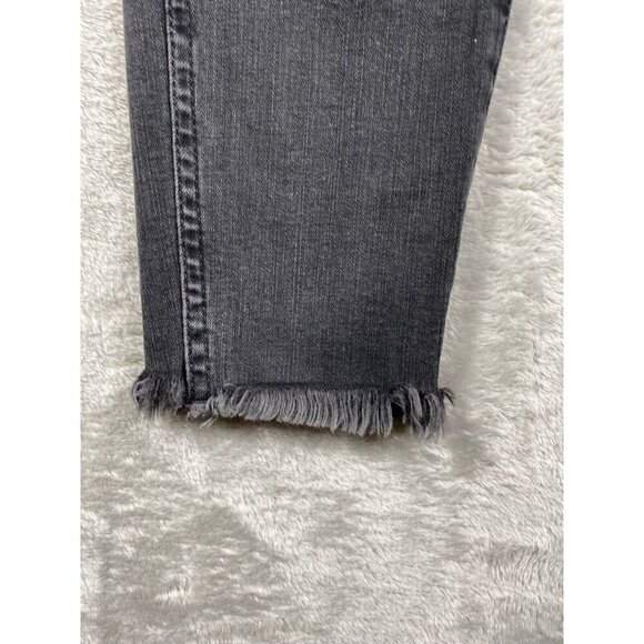 Madewell 10" High-Rise Skinny Jeans in Berkeley Black: Button-Through 27P - Picture 5 of 16